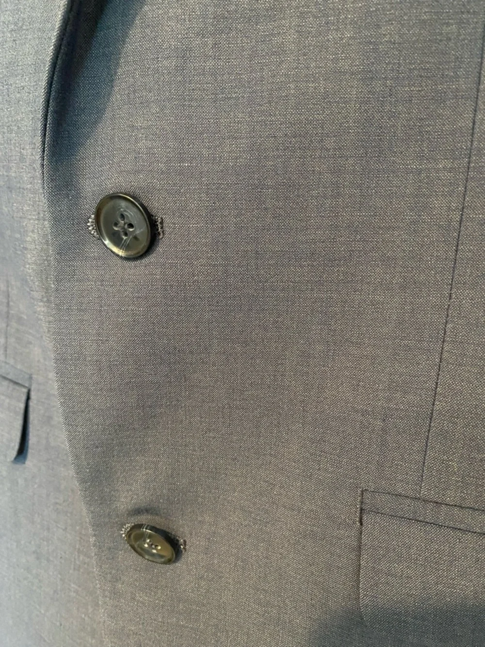 Bar III Men's Blue Two-Button Wool Blend Sport Coat- Slim Fit 38R
